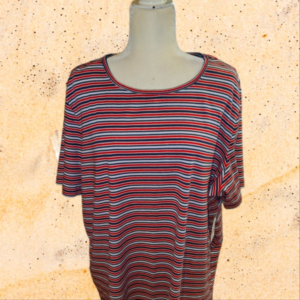 NWT HASTINGS & SMITH STRIPED WOMAN TOP